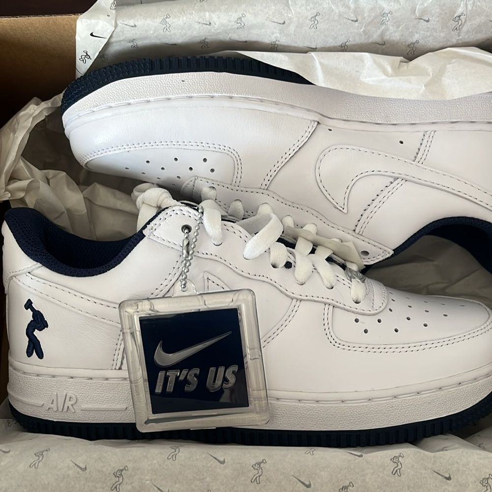 Authentic NIB Nike Lil Yachty x Air Force 1 Concrete Boys White/Midnight Navy